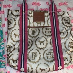 PINK Vinyl Tote Bag